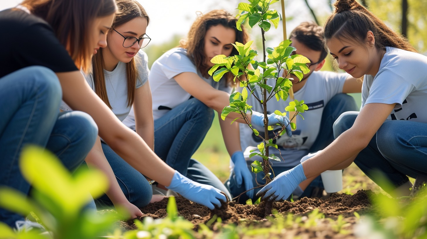 Free Community Tree Planting Image - Volunteering, Planting, Teamwork ...