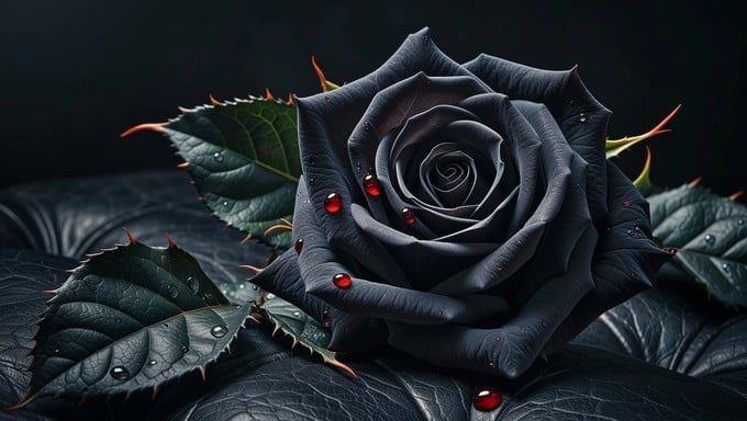 Free Dewdrop's Dark Beauty Image - Gothic, Dewdrop, Rose | Download at ...