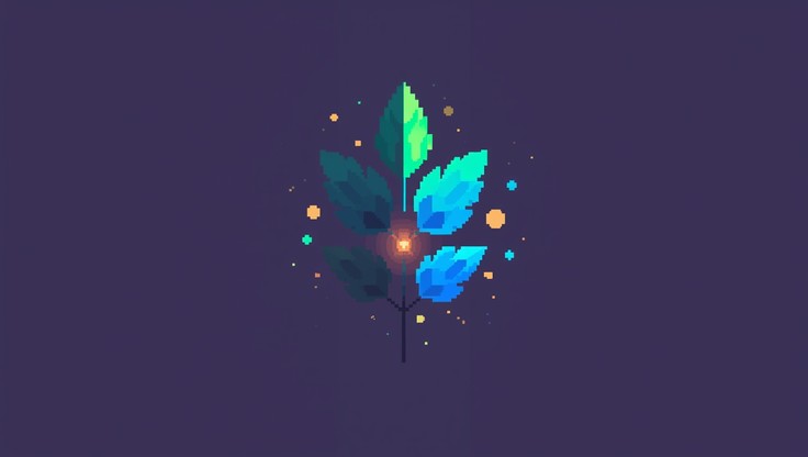 Free Botanical Digital Mutation Image - Pixel, Art, Plant | Download at ...