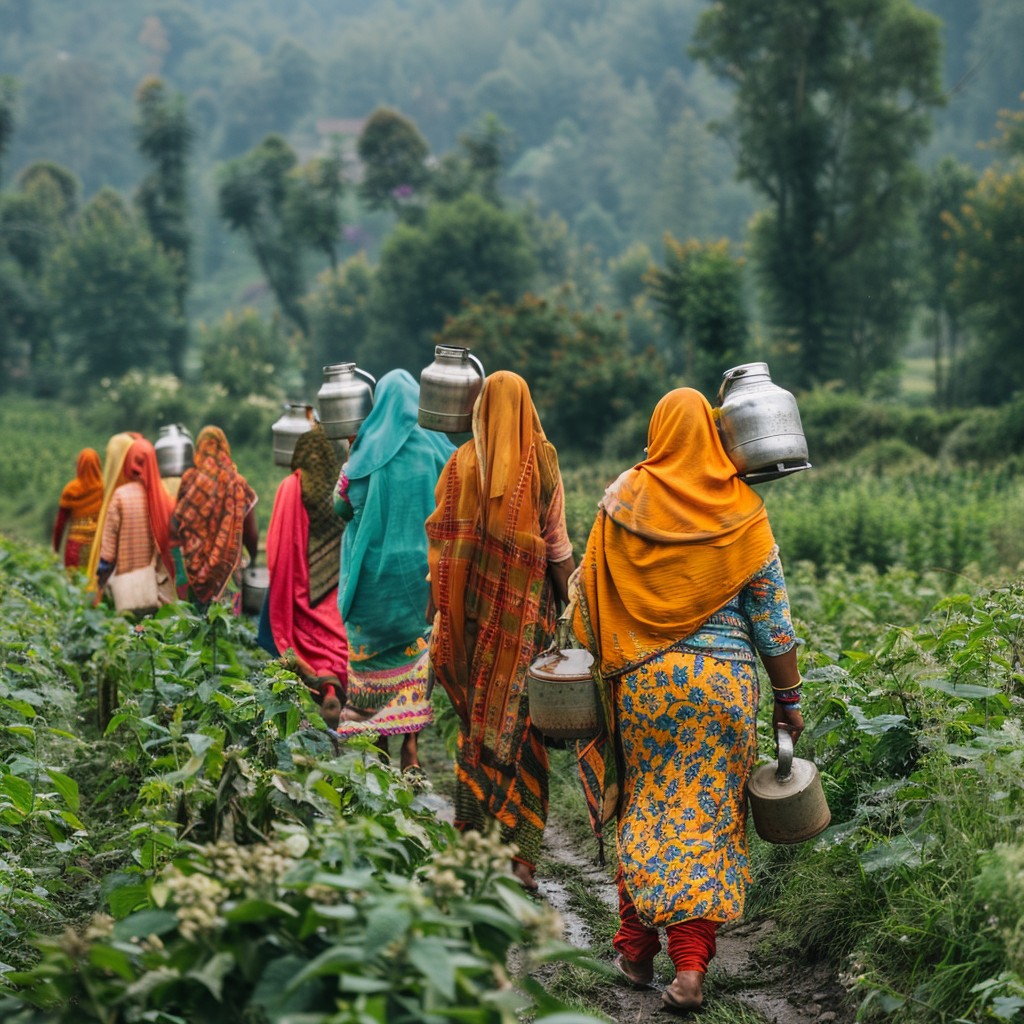 Women In Rural Areas Free Rural Women Walking Image - Women, Tradition, Rural | Download at ...