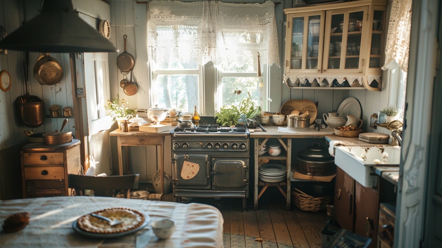 Free Cozy Vintage Kitchen Image - Kitchen, Vintage, Rustic | Download ...