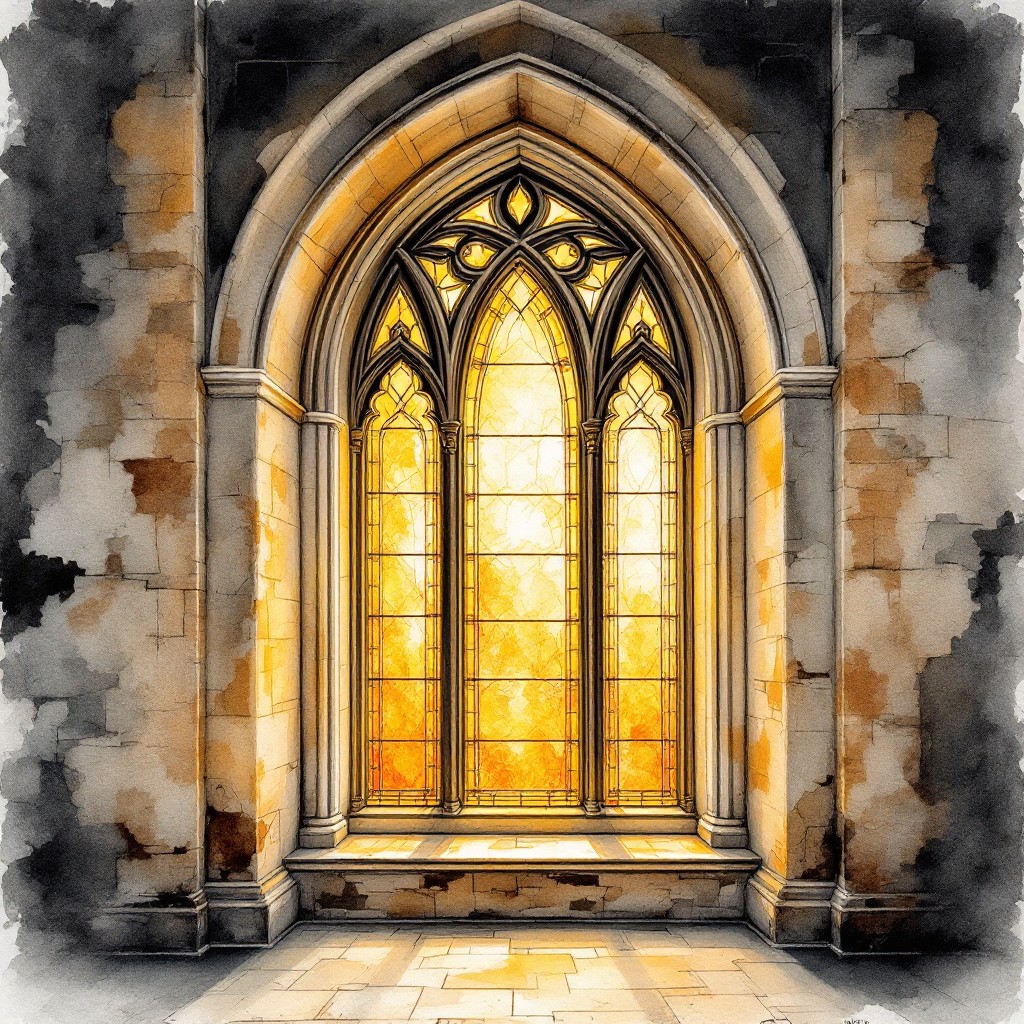 Free Sacred Golden Window Image - Gothic, Arch, Window | Download at ...