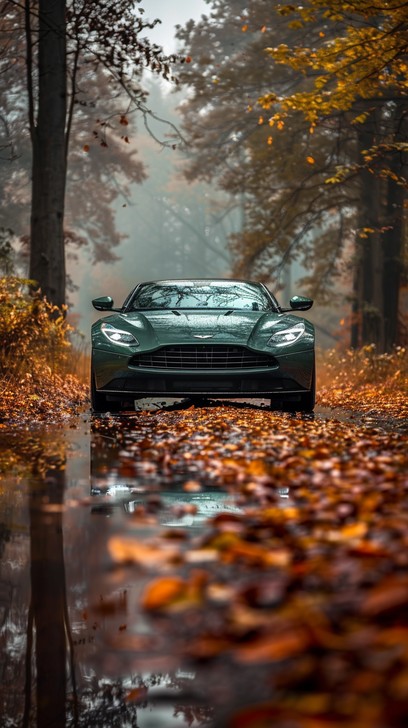 Fall Photo With Auto Free Autumn Drive Scenery Image - Autumn, Car, Mist | Download at StockCake