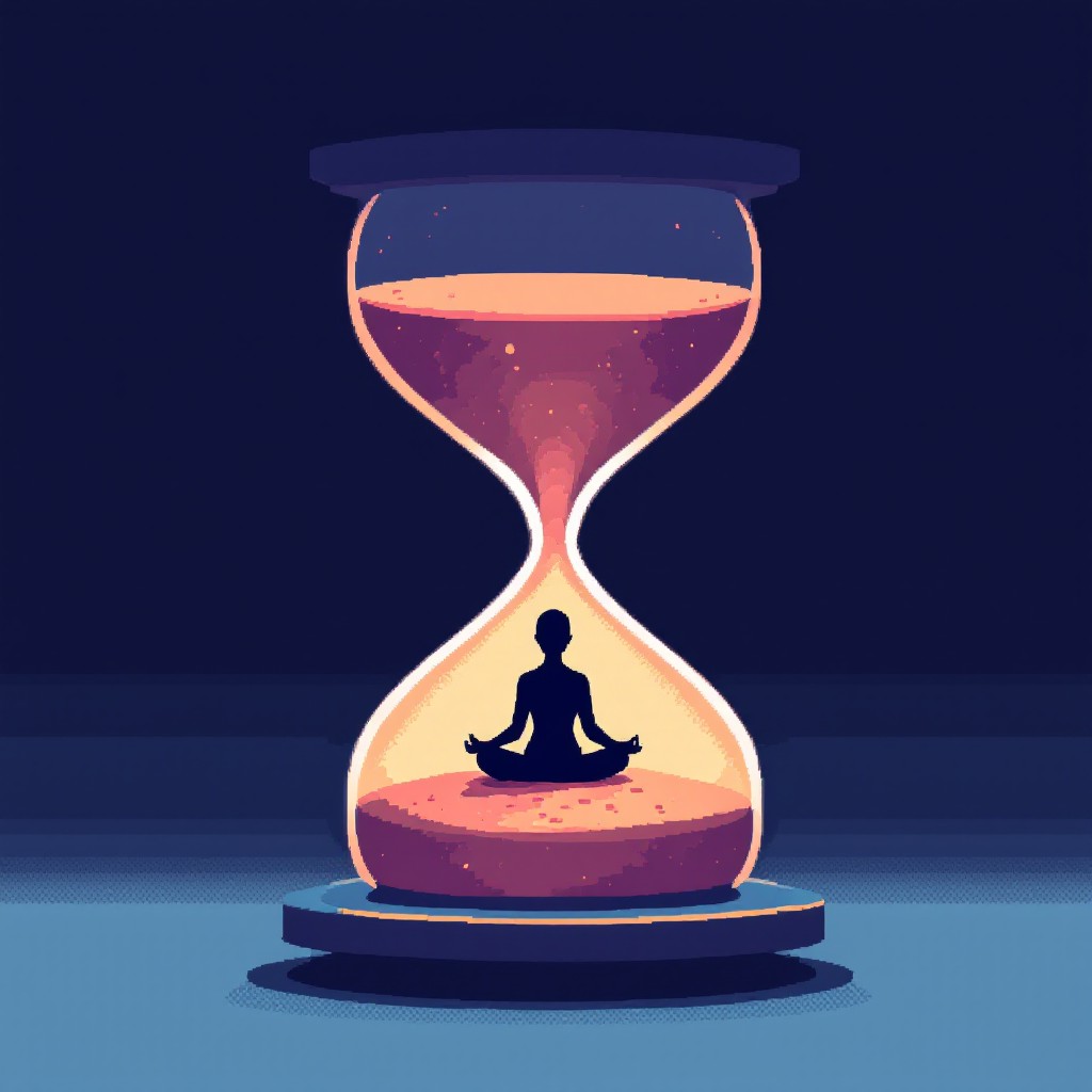Free Time Meets Meditation Image - Meditation, Hourglass, Mindfulness ...