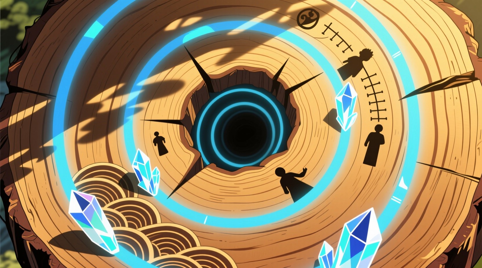 Tree Rings Character Free Magical Tree Rings Photo - Tree, Rings, Anime | Download at StockCake
