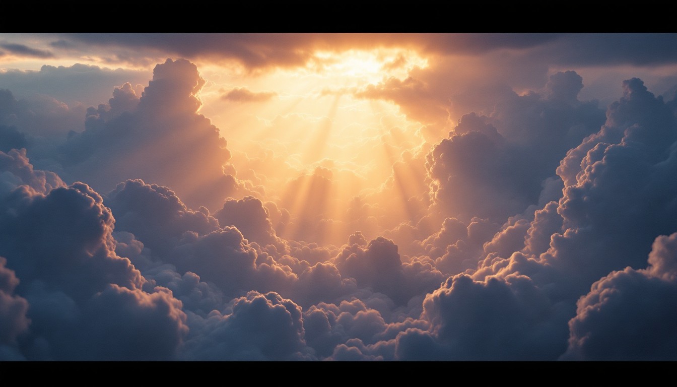 Free Divine Light Breaking Image - Sunbeams, Clouds, Storm | Download ...