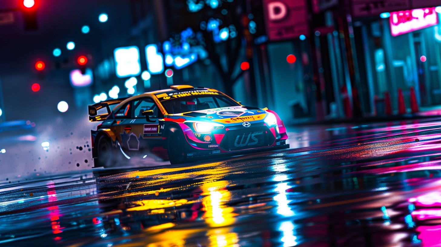 Free Nighttime Racing Scene Image - Racing, City, Neon | Download at ...