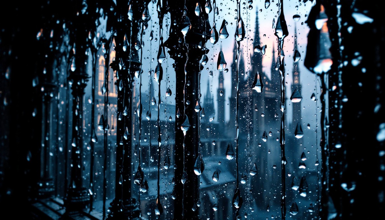 Stoic Raining Free Gothic Rain Reflections Image - Gothic, Rain, Cathedral | Download ...