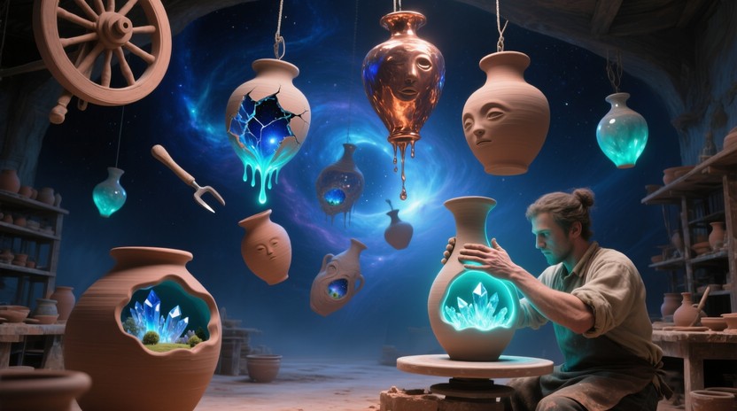 Space Pottery Example Free Celestial Pottery Dreams Image - Fantasy, Surreal, Pottery ...