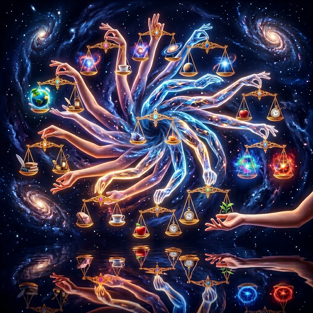 Cosmic Balance Science Free Cosmic Balance Scales Image - Surreal, Mystical, Cosmic | Download ...