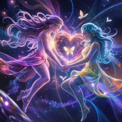 Free Celestial Souls Merging Image - Cosmic, Ethereal, Surreal ...