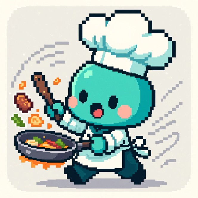 Free Teal Chef Cooking Image | Download at StockCake