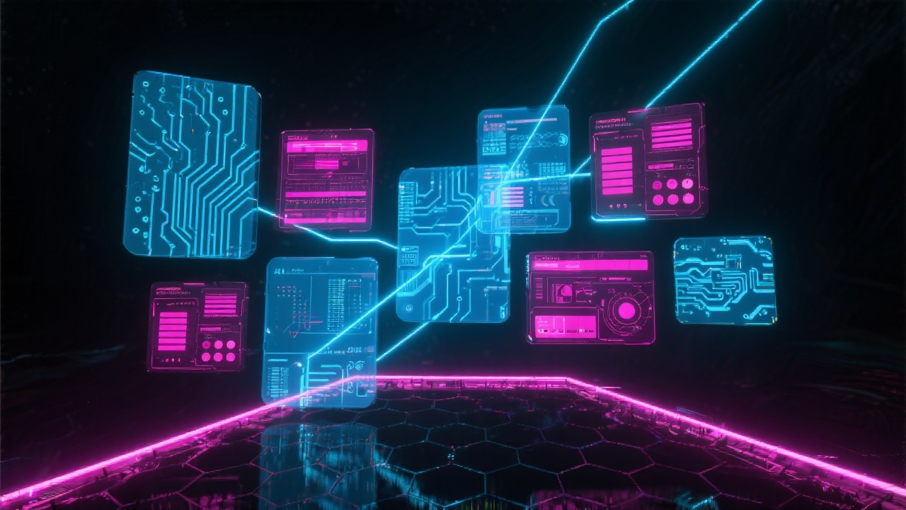 Free Cyberpunk Tech Matrix Image - Cyberpunk, Futuristic, Holographic ...