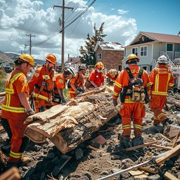 Free Firefighters on Duty Image - Firefighter, Disaster, Bravery ...