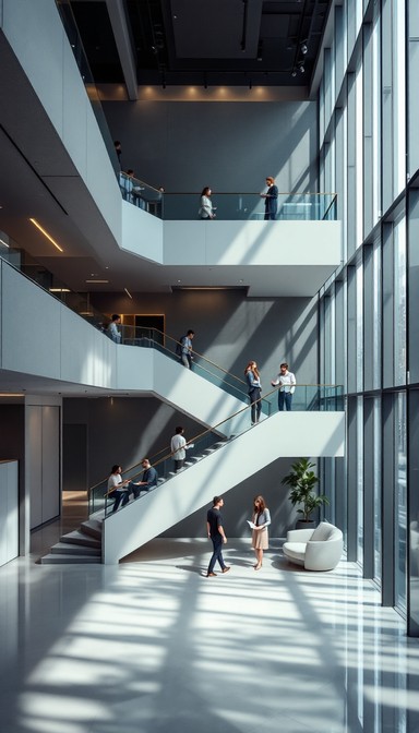 Free Light Meets Architecture Image - Atrium, Modern, Minimal ...