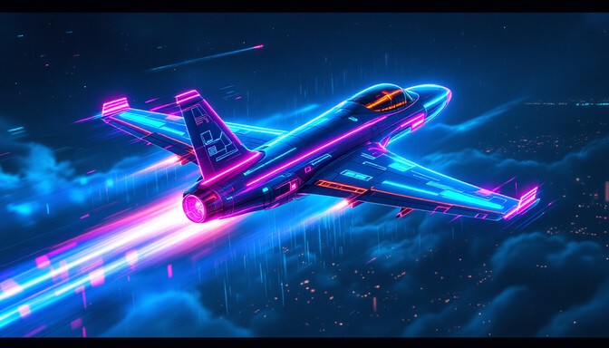 Free Neon Plane Ruins Image - Cyberpunk, Aircraft, Neon | Download at ...