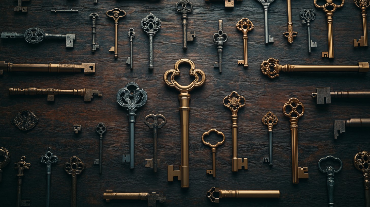 Interesting Key Collection Free Vintage key collection Image - Vintage, Keys, Collection ...