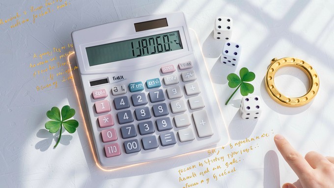 Luck Geometry Free Luck Meets Logic Image - Calculator, Luck, Fortune | Download at ...