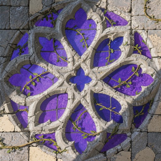 Free Purple Gothic Rosette Image | Download at StockCake