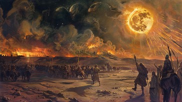 Free Epic Battle Scene Image - Battle, Epic, Sky | Download at StockCake