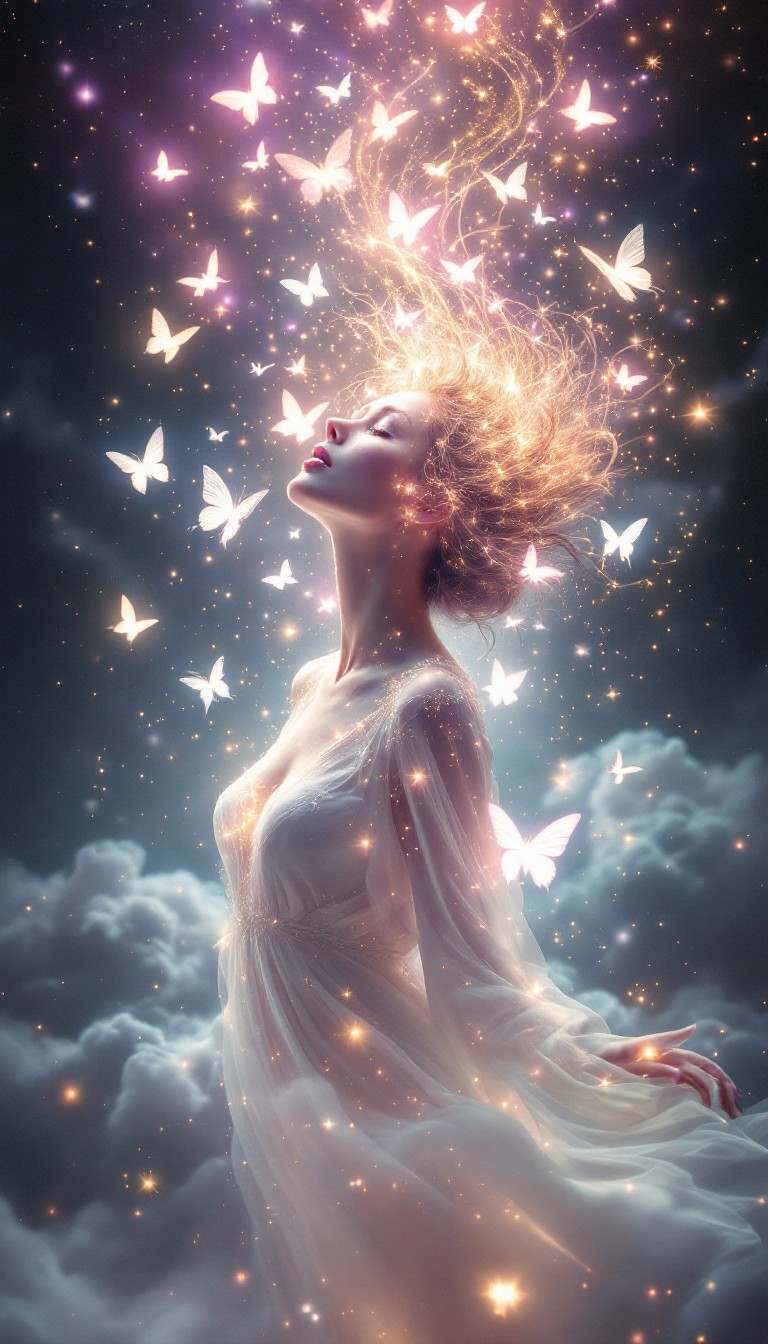 Free Celestial Butterfly Transformation Image - Ethereal, Butterflies ...