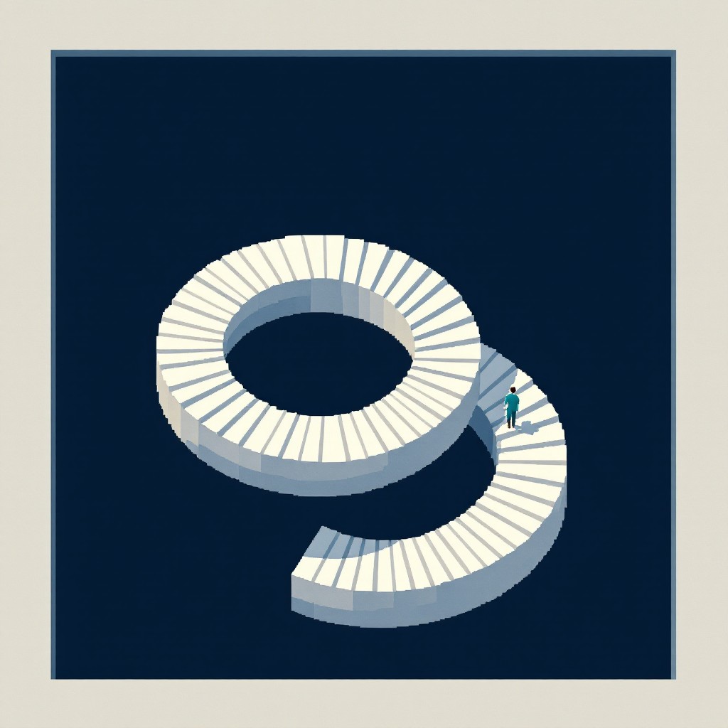 Free Endless Staircase Loop Image - Pixel, Isometric, Staircase ...