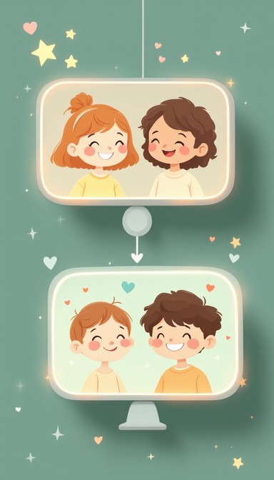 Free Digital Friends Connect Image - Digital, Virtual, Friendship ...