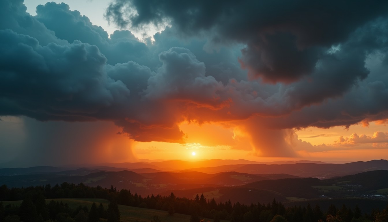 Free Storm Meets Light Image - Sunrise, Storm, Clouds | Download at ...