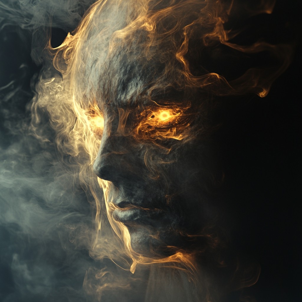 Fiery Face Free Fiery ethereal face Photo - Fire, Smoke, Ethereal | Download at ...