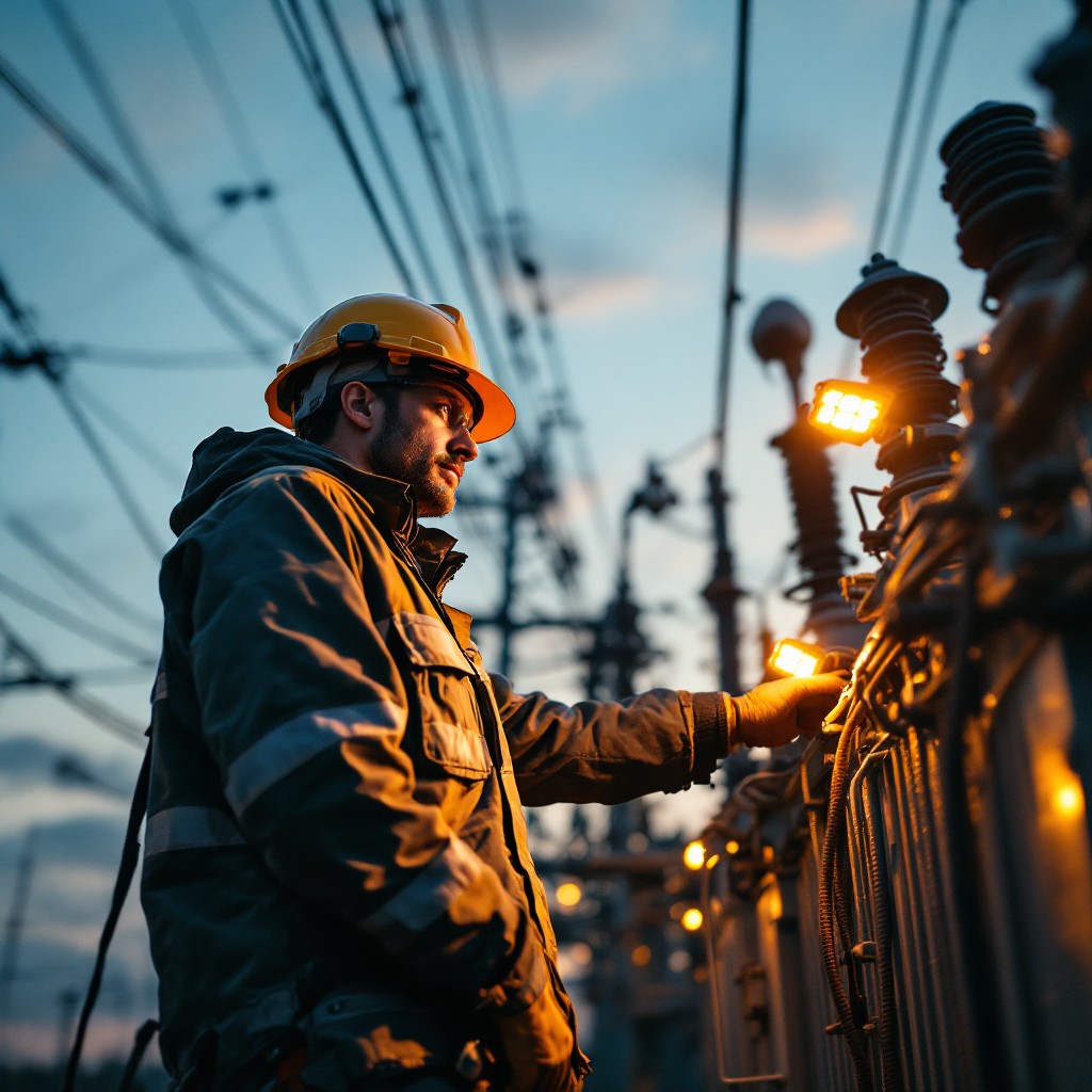 Download Power Grid Maintenance Image - Electrical, Maintenance ...