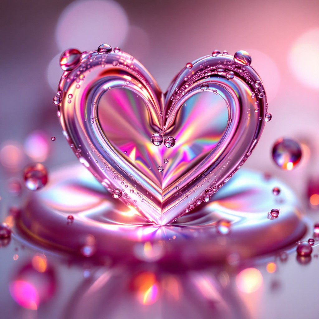 Free Liquid Heart Magic Photo - Heart, Droplet, Crystal | Download at ...