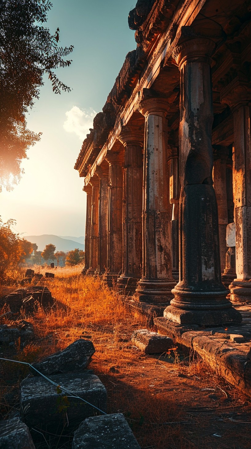 Free Ancient Ruins Sunset Image - Sunset, Ruins, Ancient | Download at ...