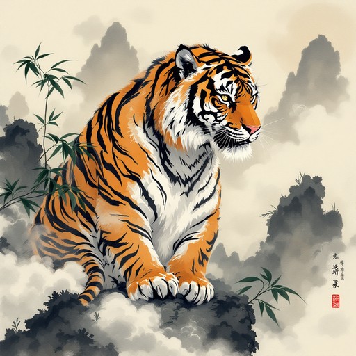 Tiger Balce Free Majestic Tiger Spirit Image - Tiger, Asian, Traditional | Download ...