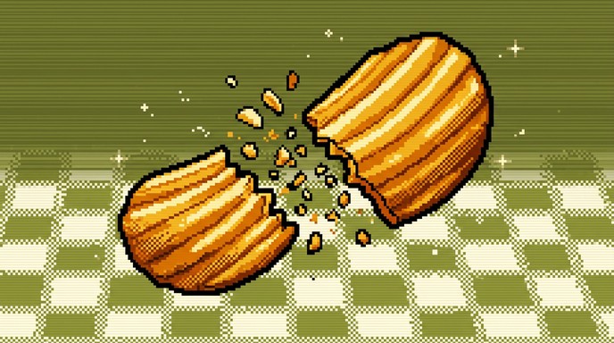 Free Pixel Chip Crunch Image - Pixel, Art, Retro | Download at StockCake