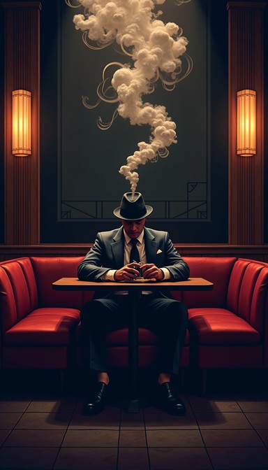 Detective Brooding Reference Free Deco Smoke Rising Image - Noir, Detective, Pixel | Download at ...