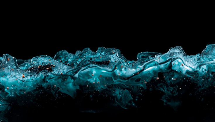 Free Teal Ink Dance Image - Teal, Ink, Water | Download at StockCake