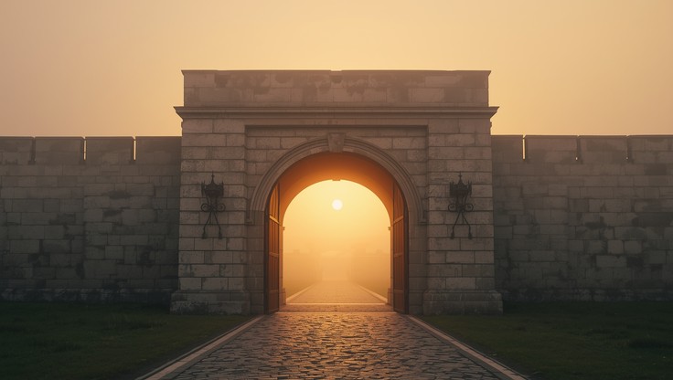 Free Ancient Gateway Glows Image - Medieval, Gateway, Archway ...