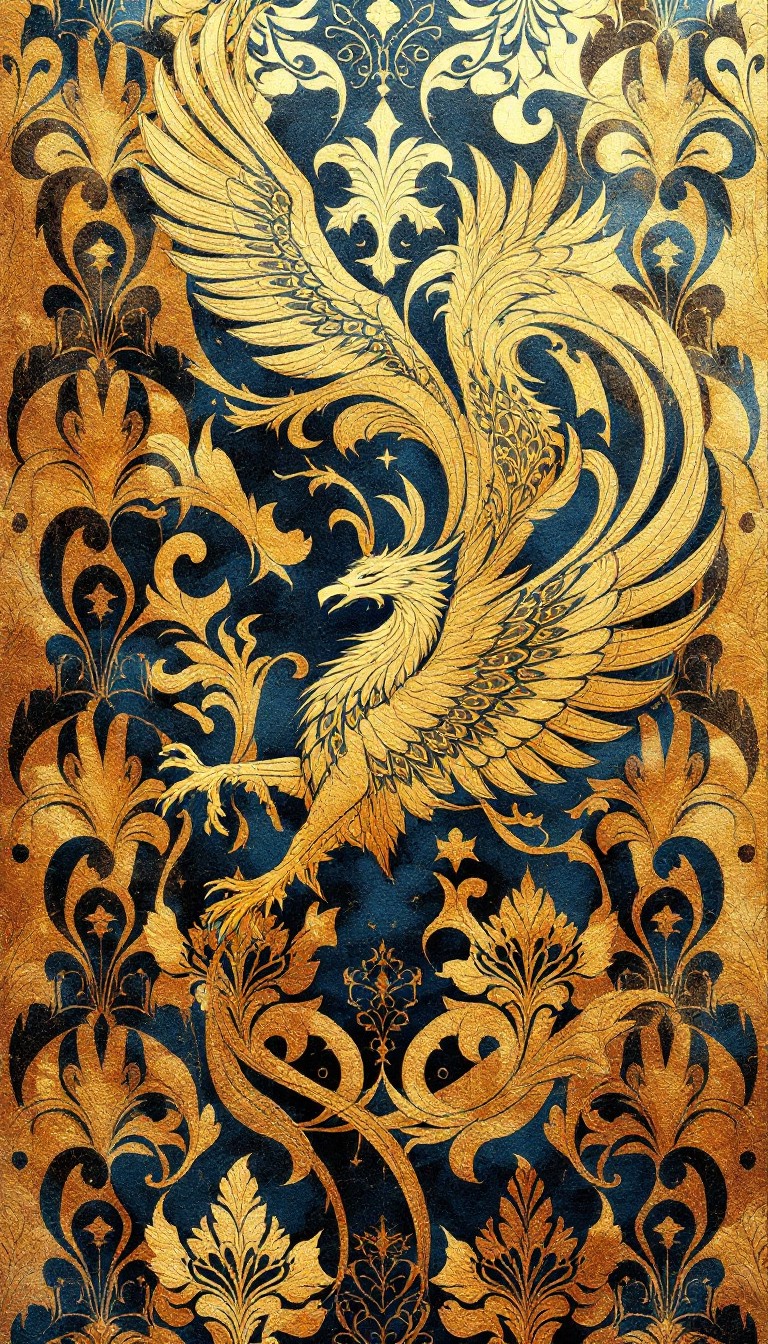 Free Mythical Griffin Pattern Image - Griffin, Mythological, Heraldic ...