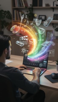 Future Computer Rainbow Free Innovation Bursts Forth Image - Rainbow, Laptop, Innovation ...