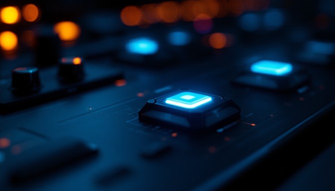 Free Glowing Tech Interface Image - Technology, Cyan, Glow | Download ...