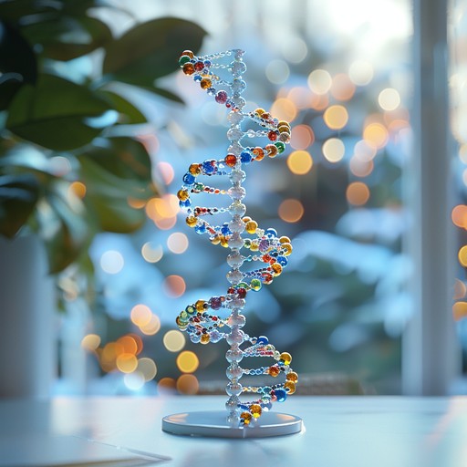 Dna Midels Free Twisting DNA Model Image - Dna, Model, Twisted | Download at StockCake