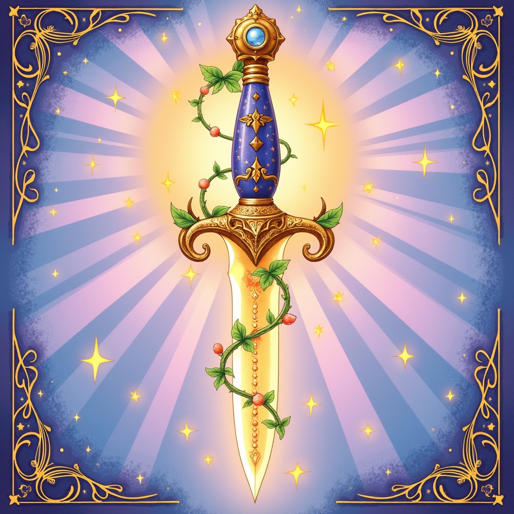 Free Enchanted Golden Sword Image - Magical, Dagger, Sword | Download ...