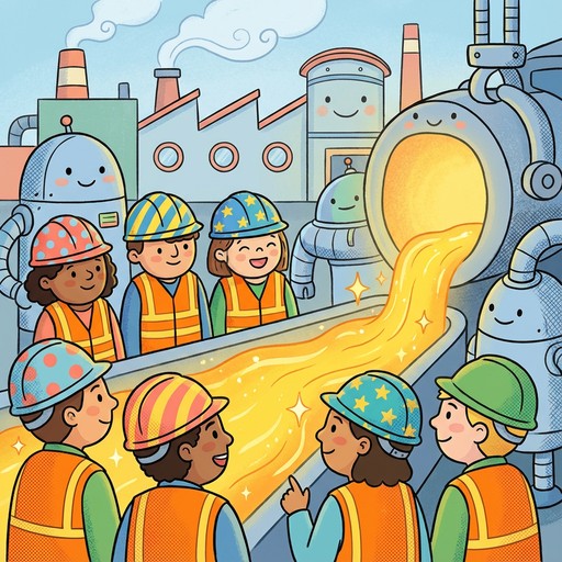 Free Magical Steel Making Image - Illustration, Factory, Children ...