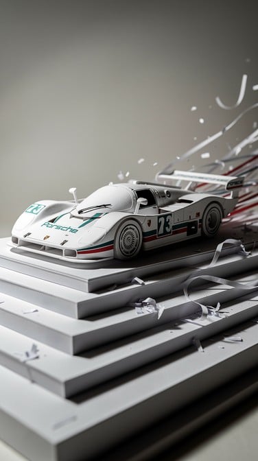 Free Paper Racing Masterpiece Image - Paper, Sculpture, Porsche ...