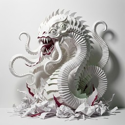 Monster Open Paper Free Paper Monster Sculpture Image - Paper, Sculpture, Monster ...