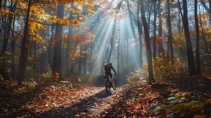 Free Autumn Cycling Adventure Image - Cycling, Autumn, Forest ...
