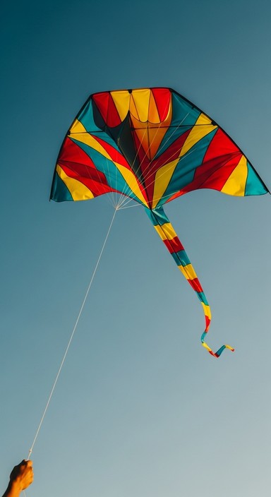Kite Color Patterns Free Vibrant Geometric Kite Image | Download at StockCake