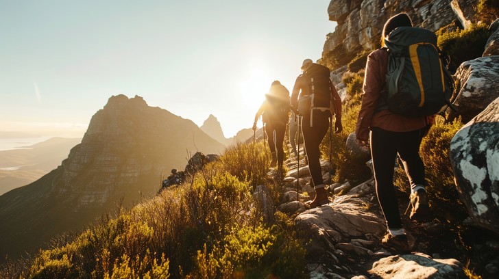 Free Mountain Trekking Adventure Image - Hiking, Adventure, Sunset ...