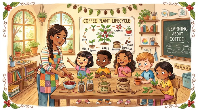 Free Coffee Learning Adventure Image - Children, Illustration ...