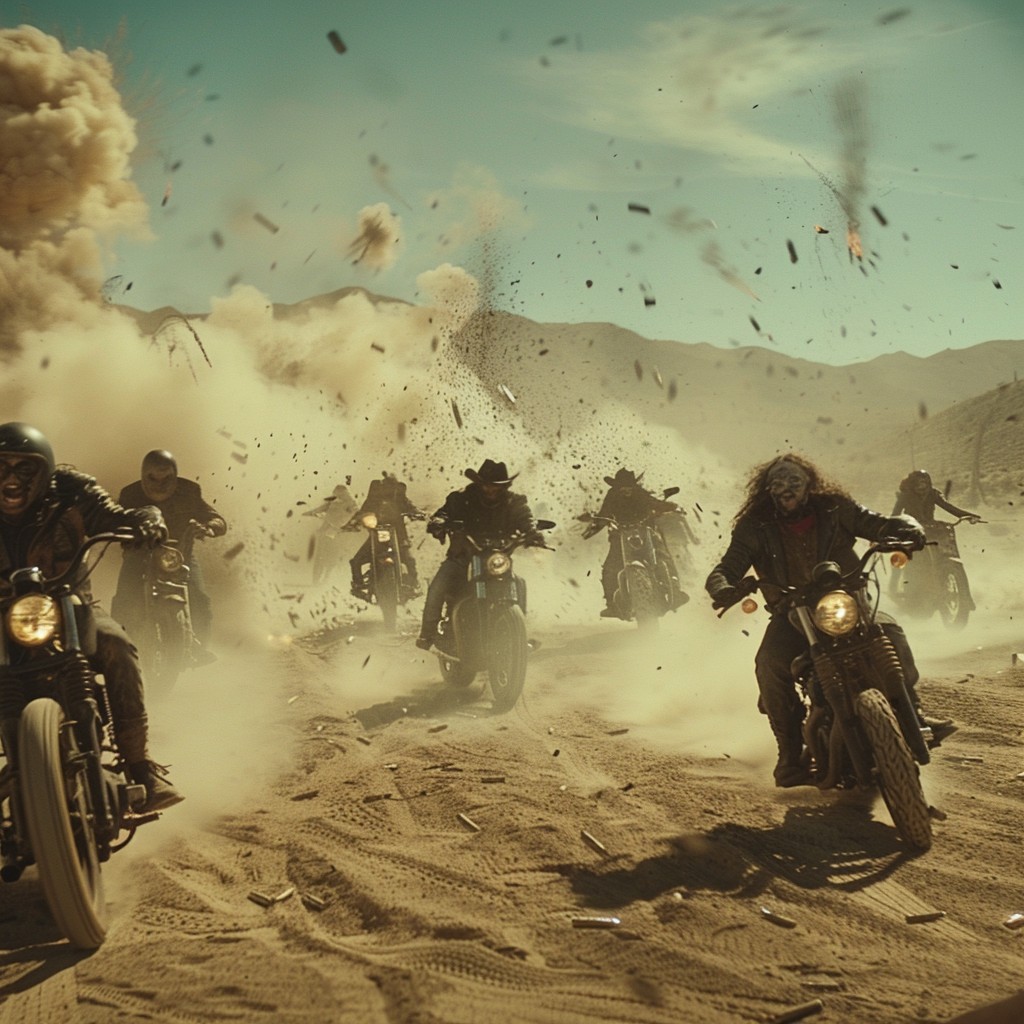 Free Desert Bike Chase Image - Desert, Bikes, Chase | Download at StockCake